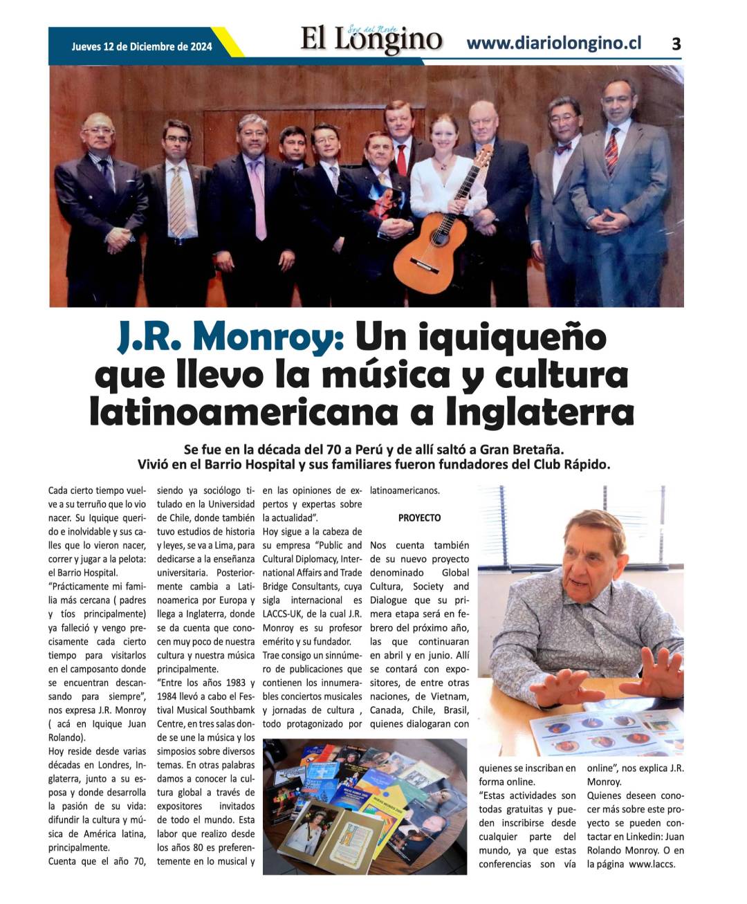 EL Longino Interview with Prof JR Monroy 2024